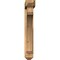 Ekena Millwork Legacy Arts and Crafts Smooth Bracket w/ Offset Brace, Western Red Cedar, 5 1/2"W x 30"D x 36"H BKT0604X30X36LEC03SWR - alternate 2